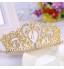 Fashion Wedding Party Women Bride Rhinestone Tiaras(Gold, Silver)  