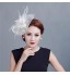 Women Wedding/Party Sinimay Fascinator with Feathers SFC12329  