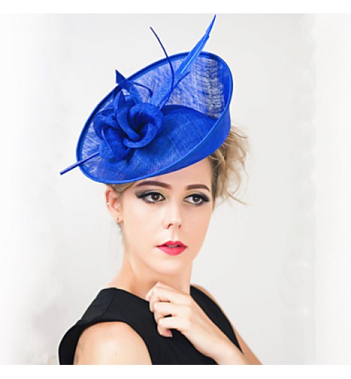 Women Wedding Party Feather Sinamay Fascinator SFC12389  