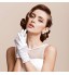 Wrist Length Fingertips Glove Satin Bridal Gloves Spring / Summer / Fall Ruffles  