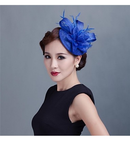 Women Wedding Party Sinamay Feather Fascinators SFC12187  