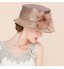 Women&#039;s Satin / Feather / Flax Headpiece-Wedding / Special Occasion / Casual Fascinators / Hats 1 Piece  