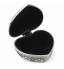 Personalized Elegant Heart-shaped Decorative Pattern Tin Alloy Women&#039;s Jewelry Box  