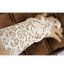 Lace Elbow Length Wedding/Party Glove with Pearl Adjustable Rose Ring(1 PCS)  