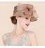 Women&#039;s Satin / Feather / Flax Headpiece-Wedding / Special Occasion / Casual Fascinators / Hats 1 Piece  