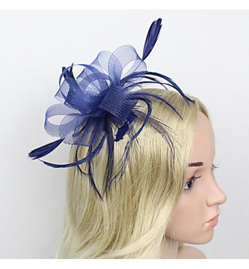 Women&#039;s Feather/Net Headpiece - Wedding/Party Fascinators 1 Piece  