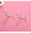 Women&#039;s Pearl / Crystal Headpiece-Wedding / Special Occasion Jewelry Hair Stick   2 Pieces  