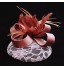 Women&#039;s Satin / Lace / Feather / Flax Headpiece-Wedding / Special Occasion / Casual / Outdoor Fascinators 1 Piece  