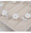 Women&#039;s / Flower Girl&#039;s Crystal / Alloy Headpiece-Wedding / Special Occasion / Casual Flowers / Hair Pin White  