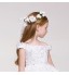 Flower Girl&#039;s Polyester Headpiece Bracelet - Wedding/Casual/Outdoor Wreaths 2 Pieces  