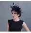 Women Wedding/Party Satin Fascinator with Feathers SFC12214  