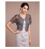 Women&#039;s Wrap Shrugs Short Sleeve Tulle More Colors Party/Evening / Office &amp; Career / Casual V-neck 45cm Pattern  