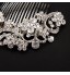 Women&#039;s Alloy Headpiece-Wedding / Special Occasion Hair Combs / Flowers Clear  