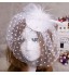 Handmade Chiffon Flower Feather Hair accessories Bridal Wedding Fascinators Veil Hat(Assorted Color)  