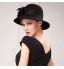 Gorgeous Wool Ladies Wedding /Party/Outdoor Sweet Hat With Floral(More Colors)  