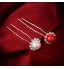 20 PCS Bride&#039;s Flower Shape Rhinestone Pearl Wedding Hair Clip Accessories Jewelry  