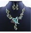 Amazing Butterfly Alloy with Acrylic Necklace,Earrings Jewelry Set(More Colors)  