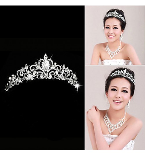 Women Rhinestone Tiaras With Wedding Headpiece  