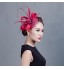 Women Wedding Party Sinamay Feather Fascinators SFC12370  