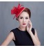 Lady Vintage Sinamay Feather Fascinators Hats Bridal Fascinator  