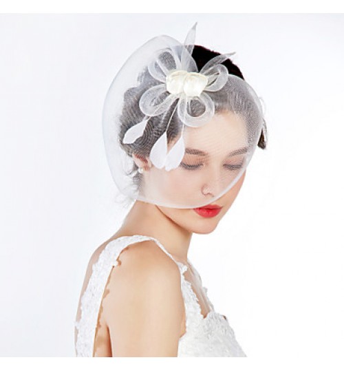 Women&#039;s Tulle Headpiece-Wedding / Special Occasion Fascinators  