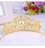 Fashion Wedding Party Women Bride Rhinestone Tiaras(Gold, Silver)  