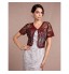 Women&#039;s Wrap Shrugs Short Sleeve Tulle More Colors Party/Evening / Office &amp; Career / Casual V-neck 45cm Pattern  