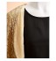 Wedding  Wraps Coats/Jackets 3/4-Length Sleeve Sequined Gold Wedding / Party/Evening Scoop Sequin Open Front  