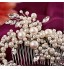 Women&#039;s / Flower Girl&#039;s Alloy / Imitation Pearl / Cubic Zirconia Headpiece-Wedding / Special Occasion Hair Combs 1 Piece Clear Round  