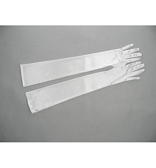 Opera Length Fingertips Glove Elastic Satin Bridal Gloves / Party/ Evening Gloves / Winter Gloves Spring / Summer / Fall / Winter  