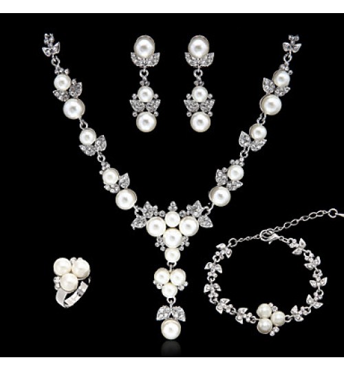 Jewelry Set Women&#039;s Anniversary / Wedding / Engagement / Birthday / Gift / Party / Daily / Special Occasion Jewelry Sets AlloyImitation  