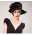 Gorgeous Wool Ladies Wedding /Party/Outdoor Sweet Hat With Floral(More Colors)  