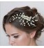 Bride&#039;s Flower Shape Rhinestone Hair Comb Wedding Hair Clip Accessories 1 PC  