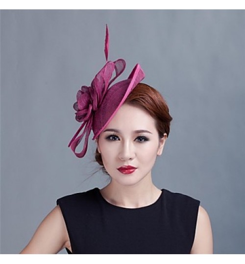 Women Wedding Party Sinamay Feather Fascinators SFC12341  