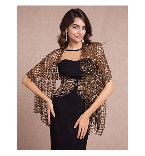 Beautiful Sequins Wedding/Evening Wraps/Shawls (More Colors) Bolero Shrug  