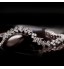 Women&#039;s Chain Bracelet Silver Rhinestone  