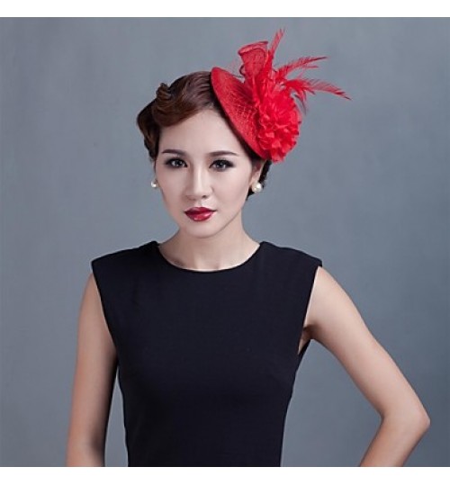 Women Wedding Party Sinamay Feather Fascinators SFC02062  