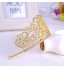 Fashion Wedding Party Women Bride Rhinestone Tiaras(Gold, Silver)  