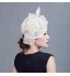 Women Wedding Party Sinamay Feather Fascinators SFC12341  