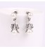 Trendy Moon Style Women Costume Party Sliver Plated Imitation Pearl Jewelry Sets  