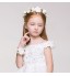 Flower Girl&#039;s Polyester Headpiece Bracelet - Wedding/Casual/Outdoor Wreaths 2 Pieces  