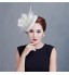 Lady Vintage Sinamay Feather Fascinators Hats Bridal Fascinator  