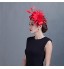 Women Wedding/Party Satin Fascinator with Feathers SFC12214  