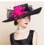 Women&#039;s Flax Headpiece-Wedding / Special Occasion Hats 1 Piece Head circumference 57cm  