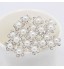 Pearl Flower U Shape Flower Wedding Headpieces Hairpins (set of 20)  