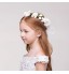 Flower Girl&#039;s Polyester Headpiece Bracelet - Wedding/Casual/Outdoor Wreaths 2 Pieces  