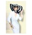 Women&#039;s Classic Black And White Keys Straw Ladies Outdoor/Casual/ Beach Hats  