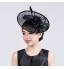 Womens Sinamay Flower Fascinator Cocktail Wedding Hat  