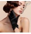 Wrist Length Fingertips Glove Satin Bridal Gloves Spring / Summer / Fall / Winter Pleated  