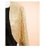 Wedding  Wraps Coats/Jackets 3/4-Length Sleeve Sequined Gold Wedding / Party/Evening Scoop Sequin Open Front  